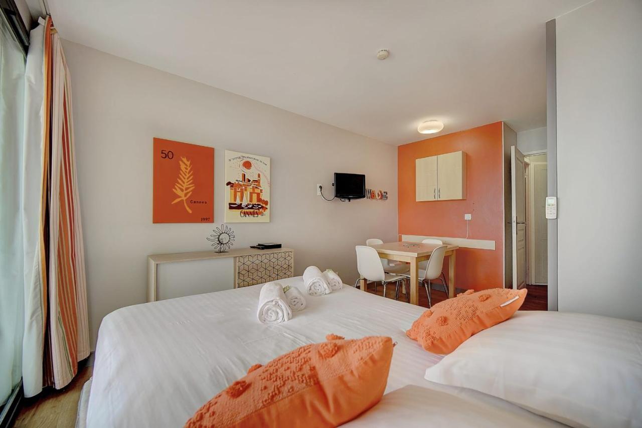 Immogroom - 2 Rooms Sea View - Swimming Pool - Terrace - Parking - Ac Cannes Exterior photo